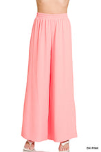 Load image into Gallery viewer, Pretty in Pink Woven Airflow Elastic Waistband Pants
