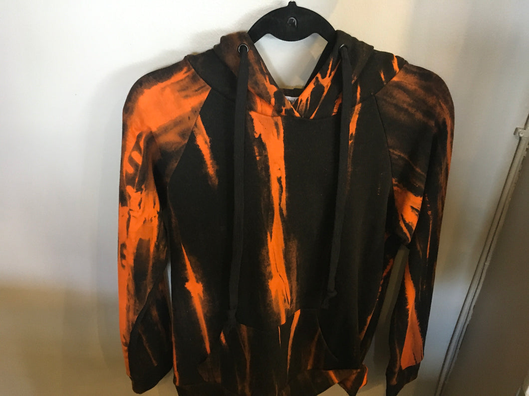 Black and Orange Hoodie
