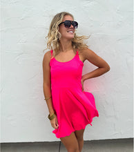 Load image into Gallery viewer, Swing of Things Skort Dress-HotPink
