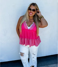 Load image into Gallery viewer, Wilder Summer Tank- Hot Pink
