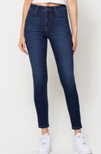 Load image into Gallery viewer, Cello Dark Denim High Rise Skinny Jean
