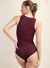 Load image into Gallery viewer, Cassis Butter Soft Sleeveless Bodysuit
