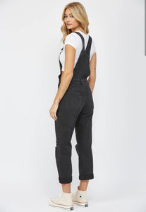 Mica Bergenia Stretch Boyfriend Denim Overall