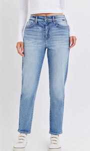 Cello Medium High Rise Mom Jean