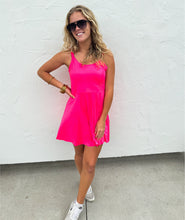 Load image into Gallery viewer, Swing of Things Skort Dress-HotPink
