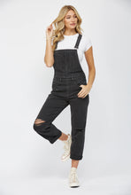 Load image into Gallery viewer, Mica Bergenia Stretch Boyfriend Denim Overall
