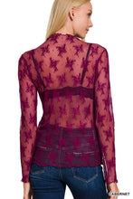 Load image into Gallery viewer, Cabernet Lace Laying Top
