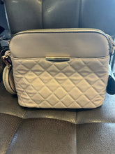Load image into Gallery viewer, Beige Quilted Shoulder Purse

