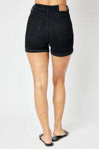 Judy Blue Black (Tummy Control) Shorts