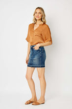 Load image into Gallery viewer, Judy Blue High Waist Tummy Control Release Hem Denim Skirt
