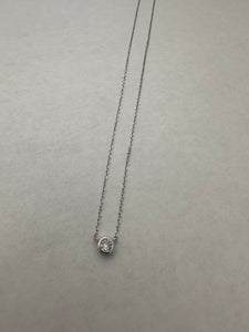 SOLITAIRE CZ NECKLACE