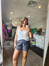 Load image into Gallery viewer, Charcoal 3 Inch Active Mesh Shorts
