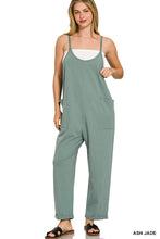 Load image into Gallery viewer, Ash Jade Spagetti Stap Pocketed Jumpsuit
