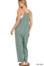 Load image into Gallery viewer, Ash Jade Spagetti Stap Pocketed Jumpsuit
