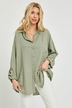 Load image into Gallery viewer, Risen Sage Relaxed Fit Button Down Linen Shirts
