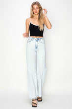 Load image into Gallery viewer, Risen Acid Wash High-Rise Wide Leg Jeans
