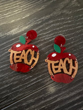 Load image into Gallery viewer, Teach Apple Earrings
