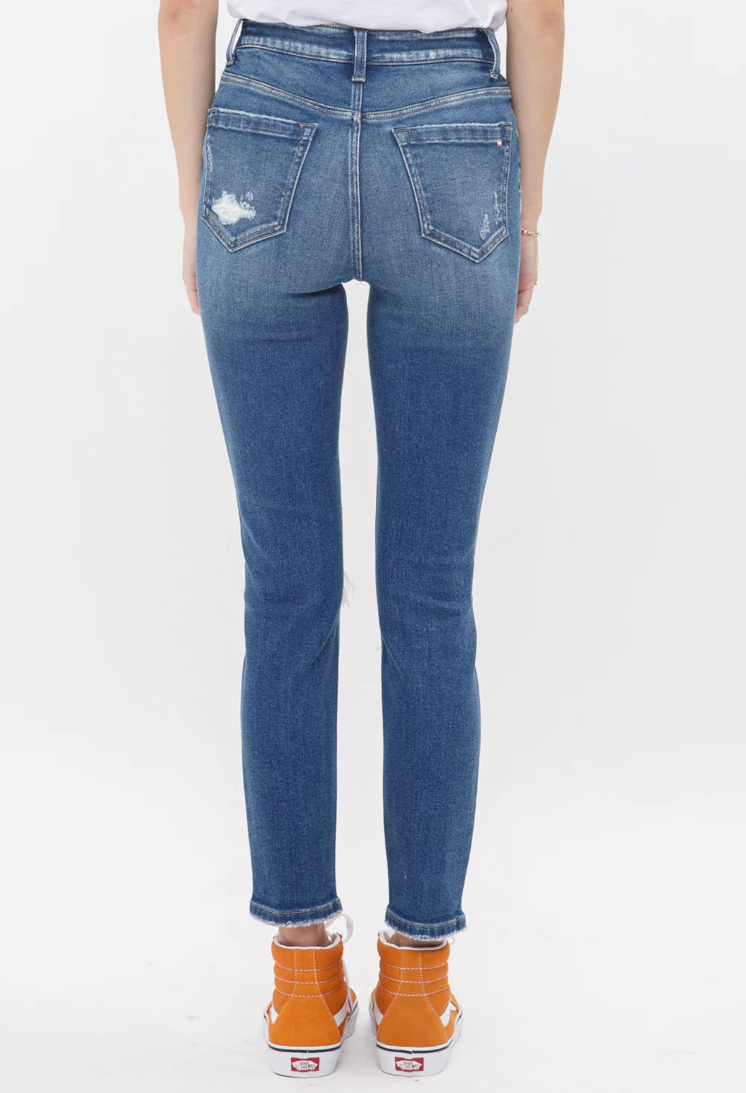 Mica HighRise Crop Skinny with Step Hem