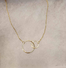 Load image into Gallery viewer, Iishii Double Circle Necklace
