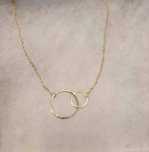 Iishii Double Circle Necklace