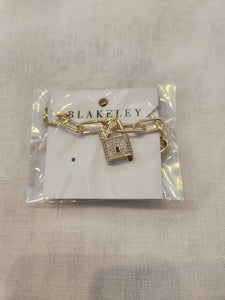 Blakely Demi Lock & Key Necklace