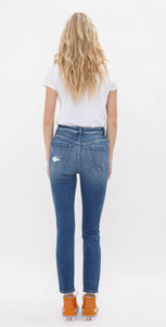 Mica HighRise Crop Skinny with Step Hem