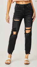 Load image into Gallery viewer, Risen Midrise Crop Tapered Boyfriend Jean

