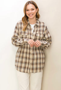 Beige Must Have Flannel