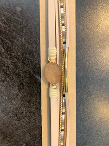 Druzy Bar Multi-Strand Magnetic Bracelet