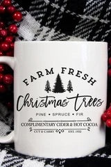15oz Farm Fresh Christmas Tree Mug