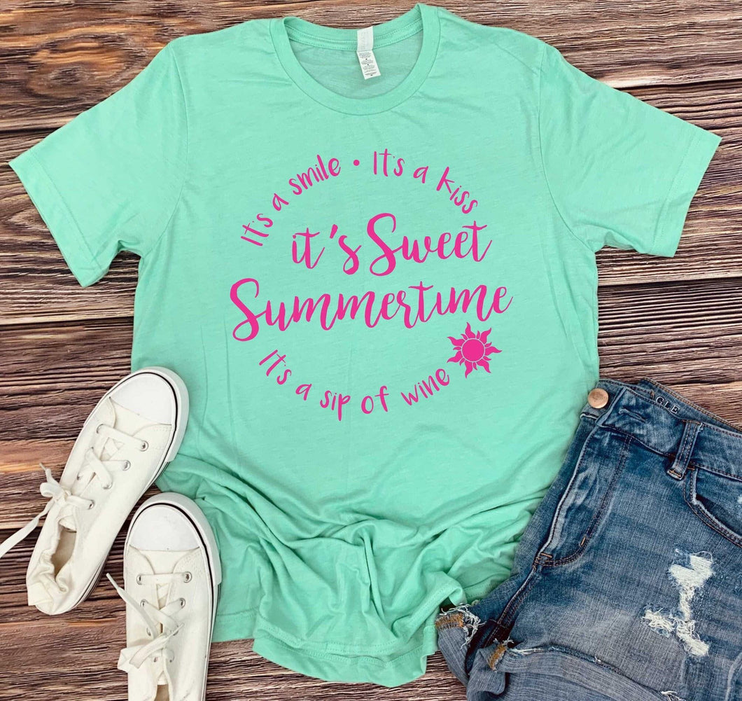 Short Sleeve T-Shirt Heather Prism Mint- It’s sweet summertime