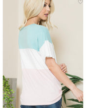 Load image into Gallery viewer, Mint Color Block Top
