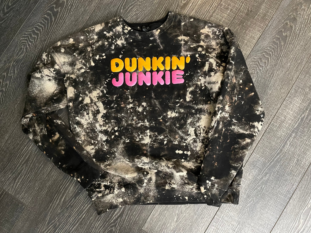 Black “Dunkin Junkie” Sweatshirt