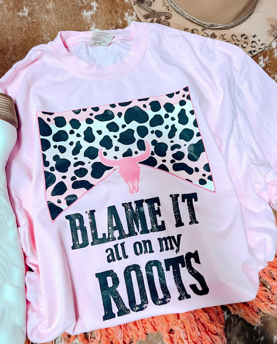 Blame It On My Roots Unisex Tee