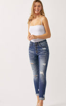 Load image into Gallery viewer, Risen Medium Mid Rise Button Fly Skinny
