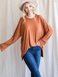 Copper Knit Top
