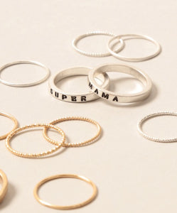 Mama Multiple Size Ring Set (size 5.5-6.5)