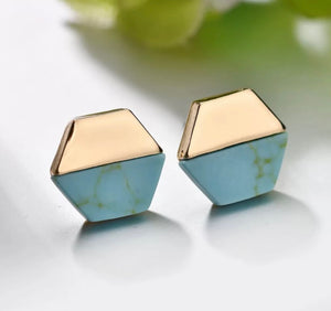 Hex Perfection Earrings - Various Colors