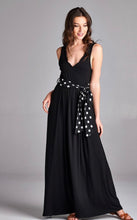 Load image into Gallery viewer, Hot Pink Scalloped V-Neck Maxi Dress
