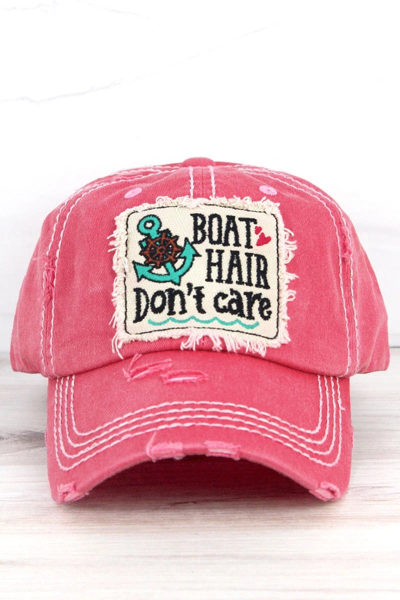 Distressed ‘Boat Hair Don't Care'