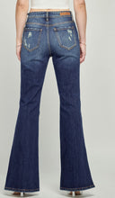 Load image into Gallery viewer, Cello Dark High Rise Side Long Slit Flare
