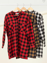 Load image into Gallery viewer, Red Check it Out Plaid Dress
