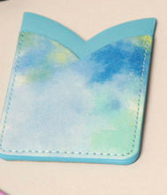Load image into Gallery viewer, Blue Adhesive Wallet for Phones
