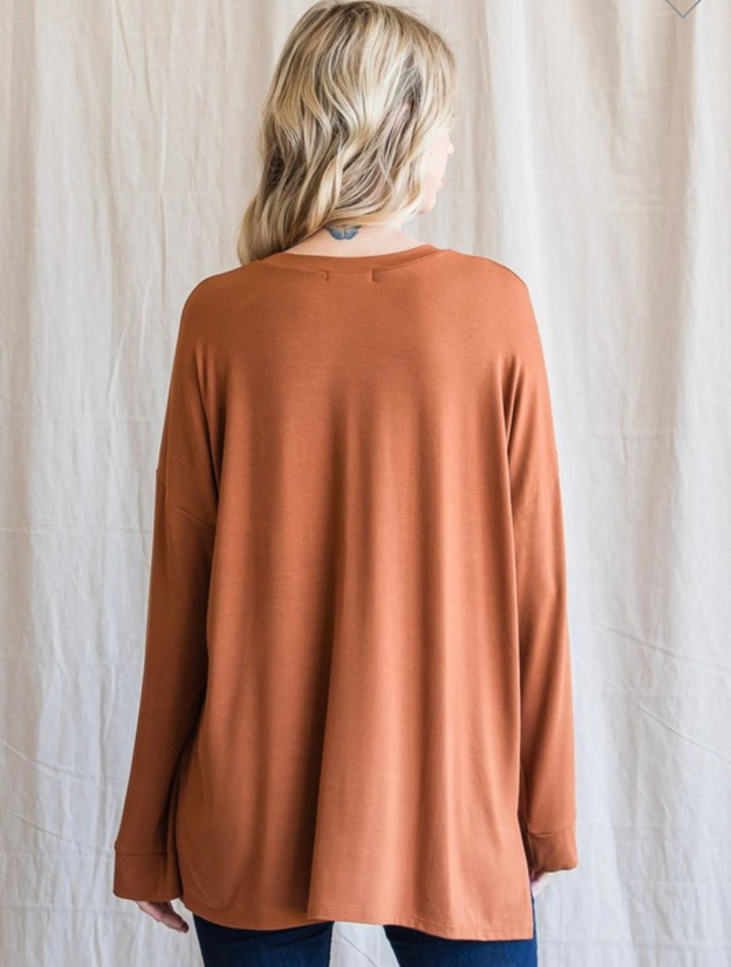 Copper Knit Top