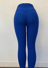 Load image into Gallery viewer, Tiktok- Full Length HoneyComb Leggings- Royal Blue
